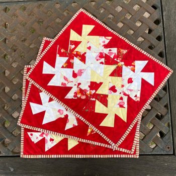 3 Tischsets Flic Flac romantisch